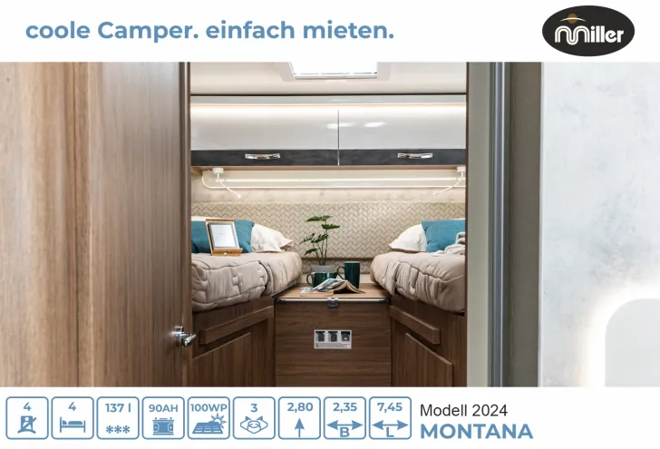 Fahrzeugbild Miller States Montana Solar | Lithium | TV |Hubbett #13