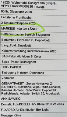 Fahrzeugbild Sunlight V 67S #13