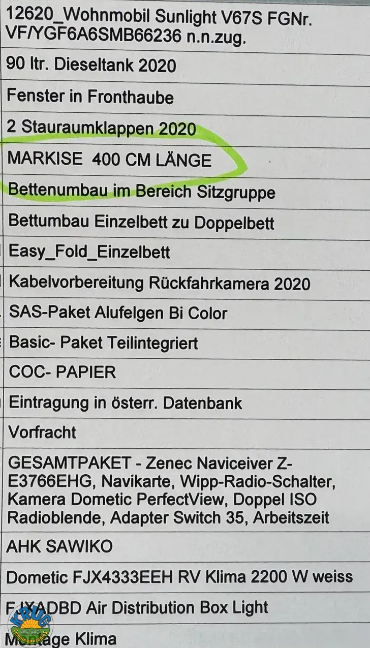 Fahrzeugbild Sunlight V 67S #13