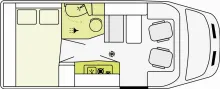 Grundriss Tag Etrusco V Ford 5.9 DF *AKTIONSPREIS BIS 31.05..2026*