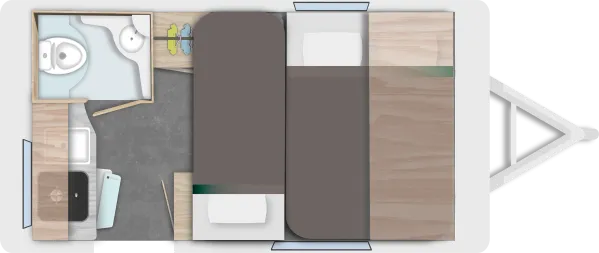 Nachtgrundriss Caravelair Alba 350