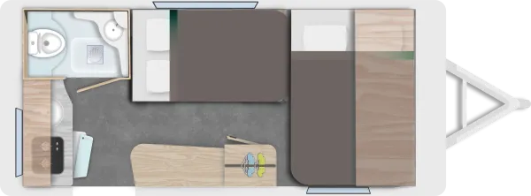 Nachtgrundriss Caravelair Alba 400