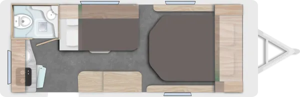 Nachtgrundriss Caravelair Alba 460