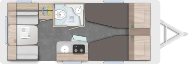 Tagesgrundriss Caravelair Alba 462