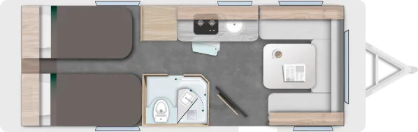 Tagesgrundriss Caravelair Exclusive Line 542