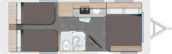 Nachtgrundriss Caravelair Exclusive Line 542