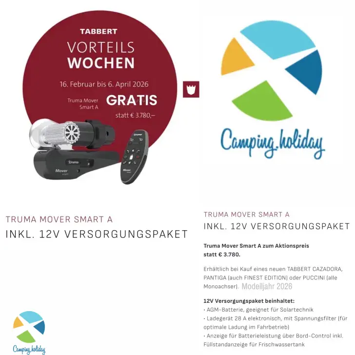 Heckgarage Tabbert Pantiga 490 E 2,3 Finest Edition