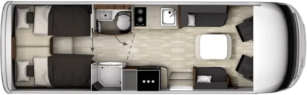 Tagesgrundriss Frankia Titan I 790 GDW Final Edition