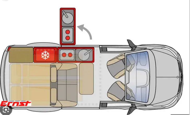 Grundriss Tag Pössl Vanline Campstar V-Klasse