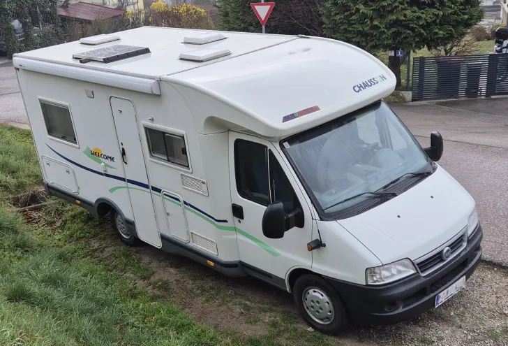 Grundriss Nacht Chausson Welcome 95 Sehr guter Zustand,