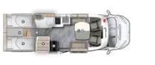 Grundriss Tag Eura Mobil Profila T 726 EF Edition 101 Preisvorteil!!!