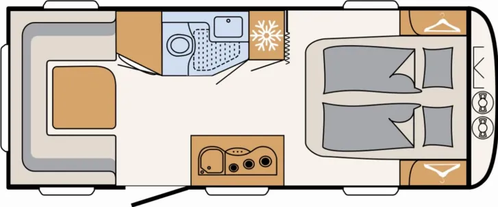 Grundriss Tag Dethleffs Summer Edition 530 DR