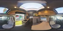 360° Innenansicht Malibu Van First Class - Two Rooms 640 LE RB charming GT skyview