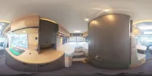 360° Innenansicht Malibu Van First Class - Two Rooms 640 LE RB charming GT skyview