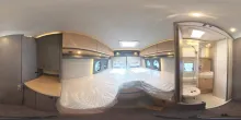 360° Innenansicht Malibu Van First Class - Two Rooms 640 LE RB charming GT skyview