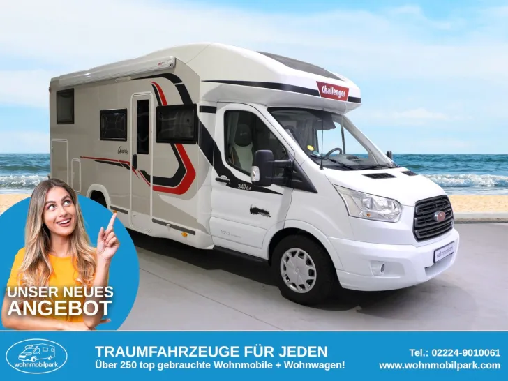 Fahrzeugbild Challenger Graphite 347 GA Edition/Automatik/Einzelbetten+H #1