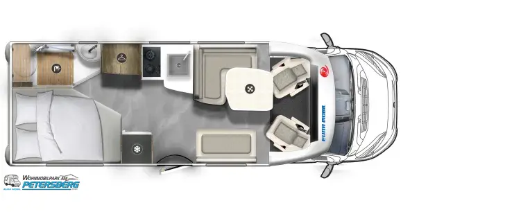 Grundriss Tag Eura Mobil Profila T 675 SB Mondial Edition Automatik * 3,5 t * 3 Pakete