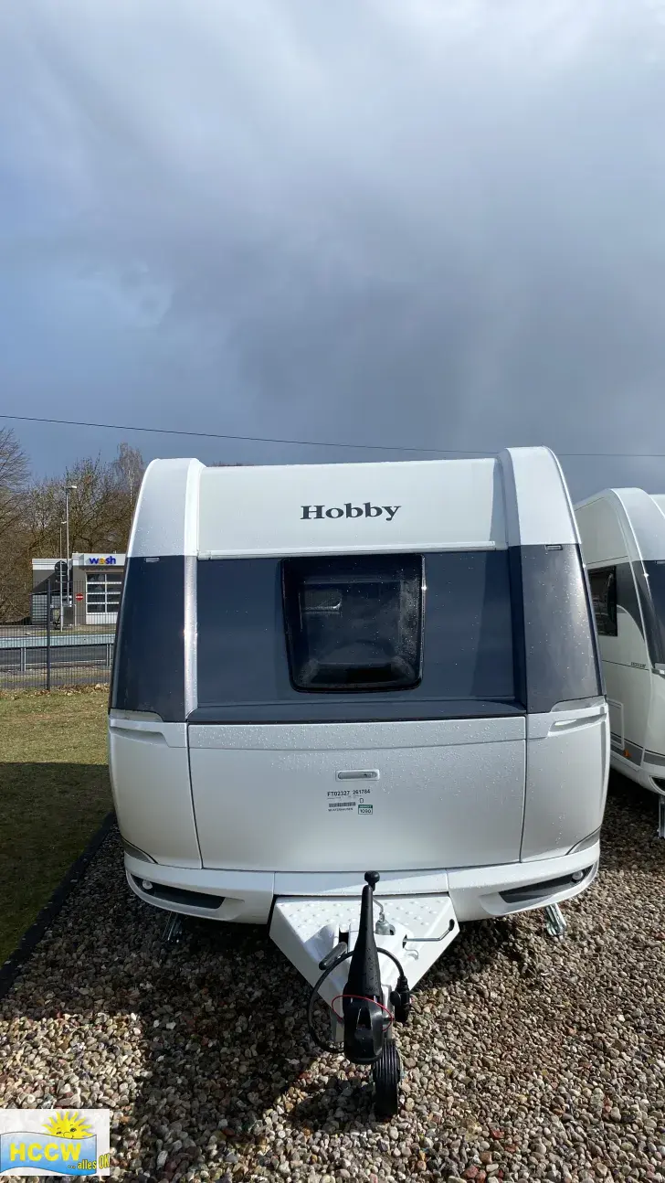 Frontal Vorne Hobby De Luxe 460 SFf Auflastung