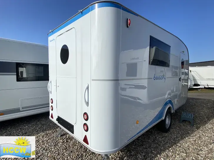 Schräg Hinten Hobby Beachy 450 Meerblau