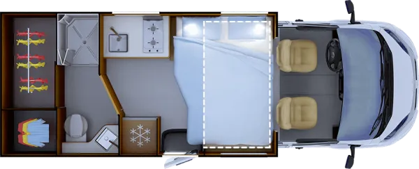 Nachtgrundriss Rapido 6F 606F