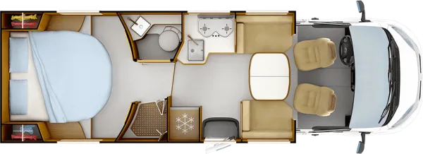 Tagesgrundriss Rapido 6F 696F R65