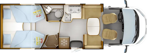 Tagesgrundriss Rapido 6F 666F R65