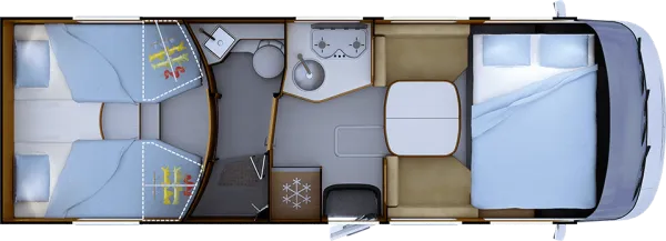 Nachtgrundriss Rapido 8F 866F