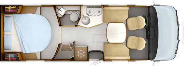 Tagesgrundriss Rapido 8F 896F