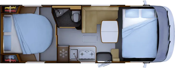 Nachtgrundriss Rapido 8F 850F