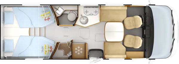 Tagesgrundriss Rapido 80dF 8066dF