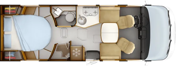 Tagesgrundriss Rapido 80dF 8086dF