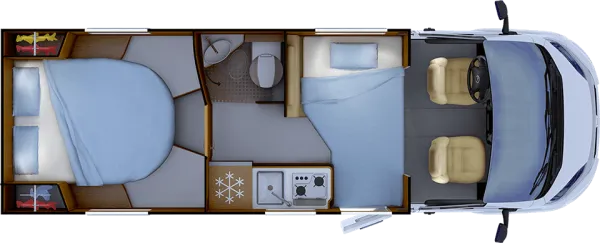 Nachtgrundriss Rapido C 50