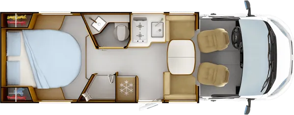 Tagesgrundriss Rapido C 86 R65