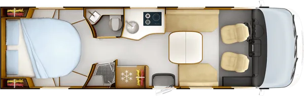 Tagesgrundriss Rapido Distinction i196M