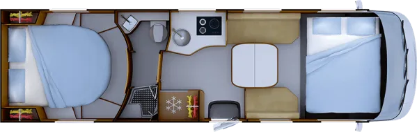 Nachtgrundriss Rapido Distinction i196M