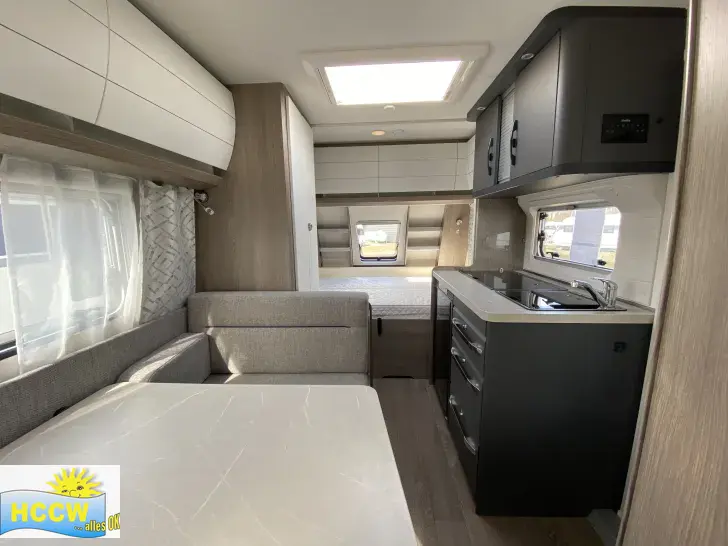 Sicht vorne-hinten Hobby OnTour 390 SF