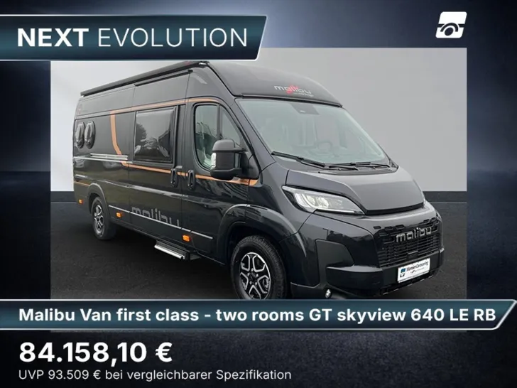 Fahrzeugbild Malibu Van first class - two rooms GT skyview 640 LE RB Fiat (726) #1