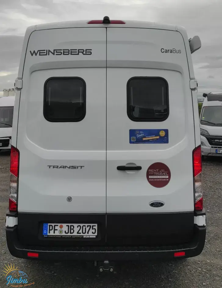 Frontal Hinten Weinsberg CaraBus 600 MQ 130 PS Automatik 1060-105