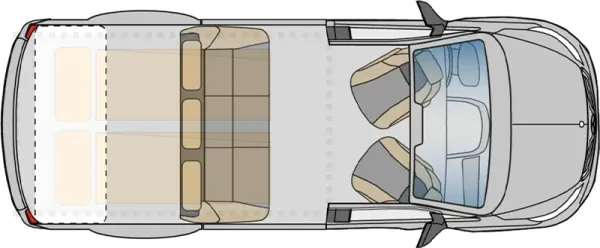 Tagesgrundriss Pössl Vanline Vanstar Plus