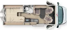 Grundriss Tag Malibu Van diversity Skyview 640 LE K Preishammer! Fiat