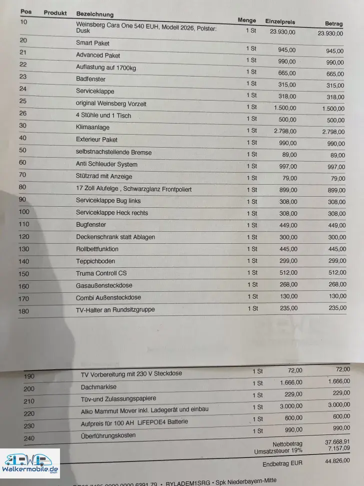 Fahrzeugbild Weinsberg CaraOne 540 EUH #19