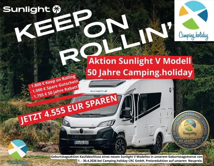Schräg Hinten Sunlight V 66 Adventure Edition