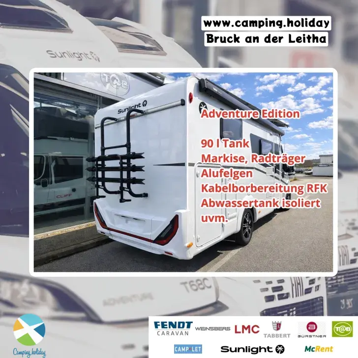 Frontal Vorne Sunlight V 66 Adventure Edition