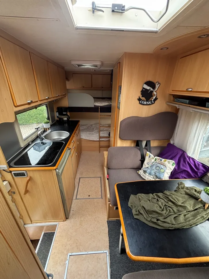 Grundriss Nacht Eura Mobil Integra 625 VB