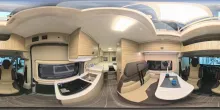 360° Innenansicht Forster VAN V 636 EBL Livin up, SOLAR, AHK, SAT, TV