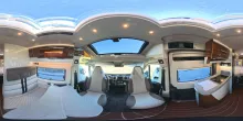 360° Innenansicht Mobilvetta Admiral K 6.3, MJ26 - SAT, TV, SOLAR, AHK