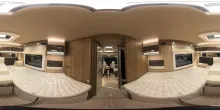 360° Innenansicht Mobilvetta Kea i90, MJ26, SAT, TV, SOLAR, LITHIUM, KLIMA