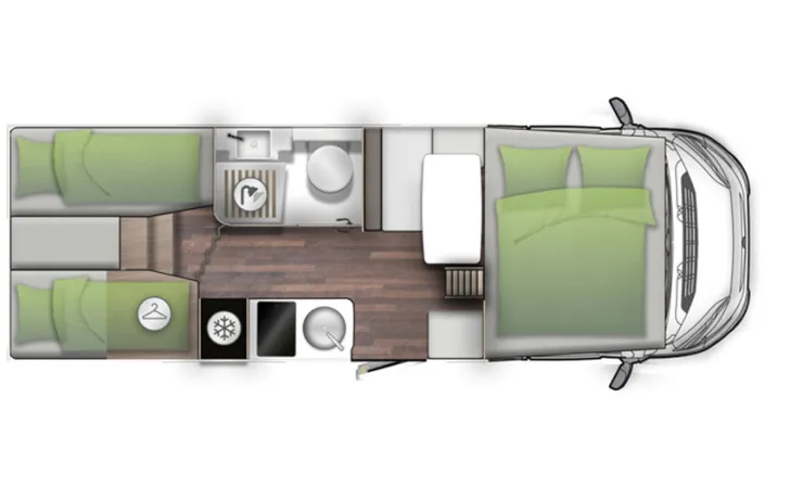Fahrzeugbild Forster Alkoven A 699 EB, MJ26, KLIMA, SAT, TV, ,SOLAR #36