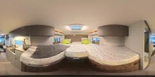 360° Innenansicht LMC Cruiser 740 EL, MJ26, MARKISE - SOLAR