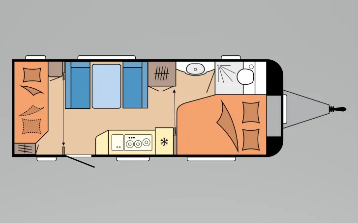 Fahrzeugbild Hobby De Luxe 540 KMFe IC-Line *Mover*Autrakpaket* #2